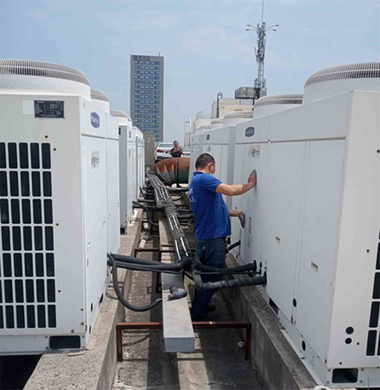 叶县中央空调制热和不制冷系统维修方法